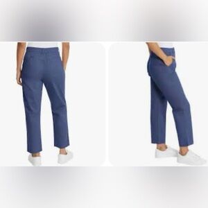 Cotton Straight-Leg Pants